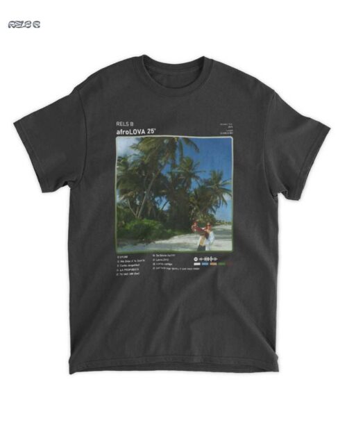Camiseta Merch: Rels B afroLOVA 25' | Estilo Tropical y Música Urbana