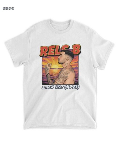 Camiseta Merch: Pop Art Rels B 'Una Nueva Estrella' (1993) | Diseño Urbano Exclusivo