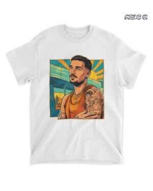 Rels B Merch Camiseta Unisex Estilo Vintage Ilustración Clásica