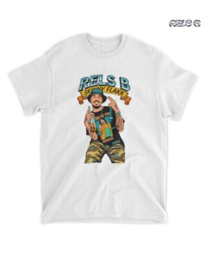 Camiseta Rels B Skinny Flakk Estilo Camuflaje - Arte Urbano Exclusivo